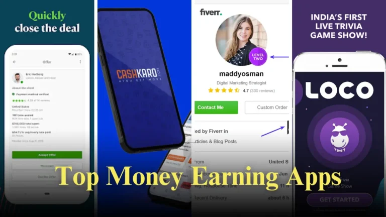 Top 10 Money Earning App Without Investment in 2025
